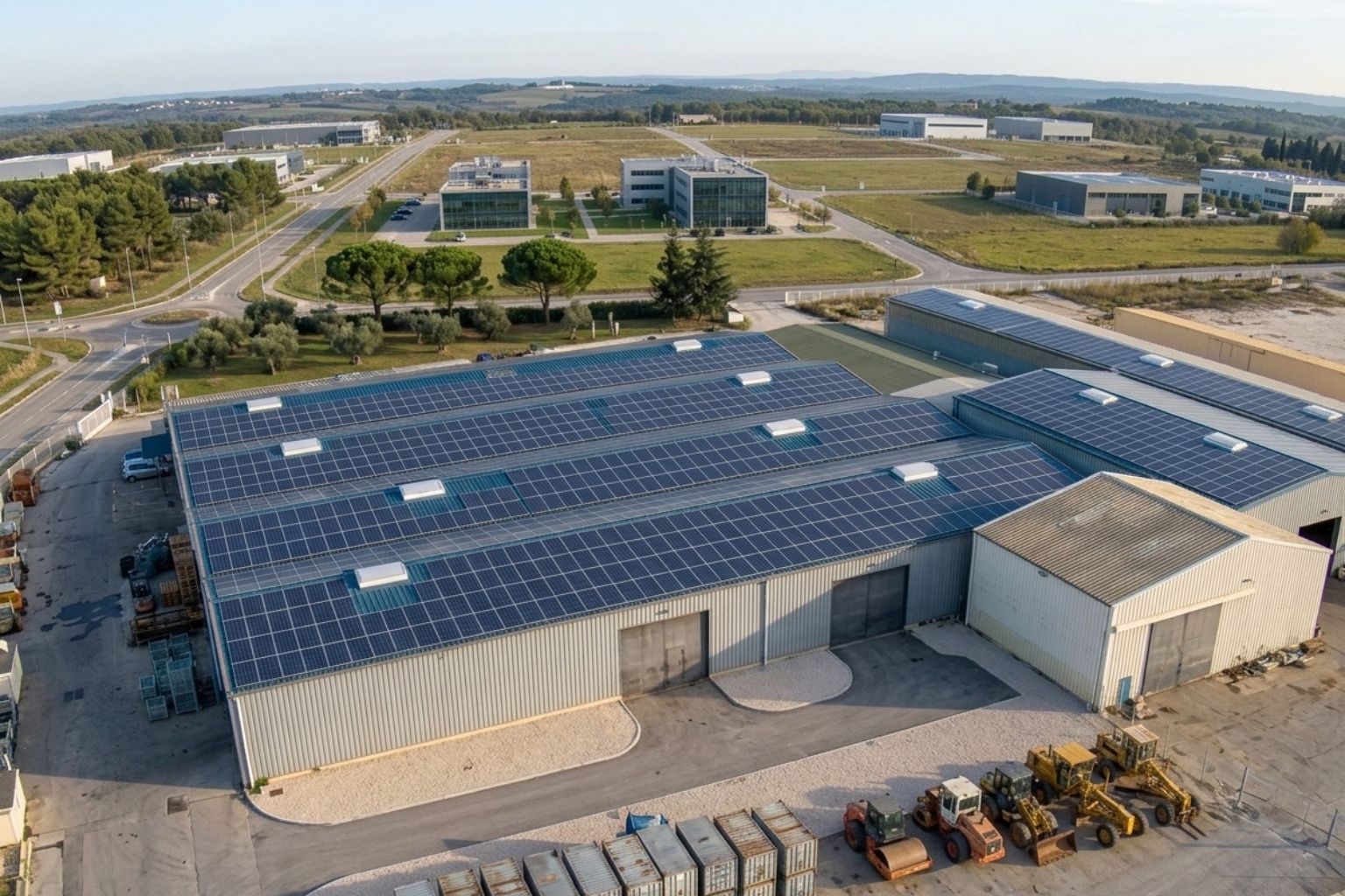Étude de cas : centrale photovoltaïque 90 kWc sur bâtiment tertiaire en Vaucluse