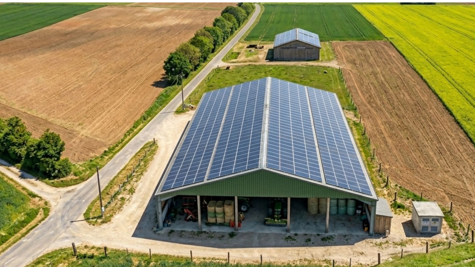 Installation agrivoltaïque sur hangar agricole — Réseau RGE QualiPV