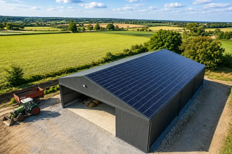 Hangar photovoltaïque financé ou « gratuit » : le montage existe, mais il n&rsquo;est pas sans contrepartie